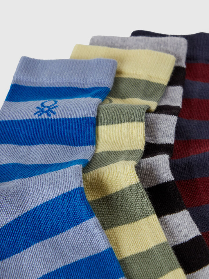 KNITTED SOCKS 4 PAIR Junior Boy image number 2